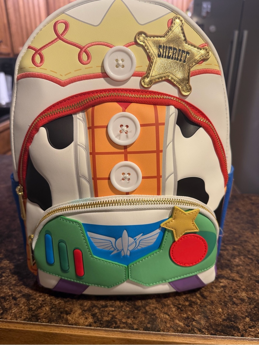 Loungefly Toy Sheriff & Space Multi-Color Character Mini Backpack